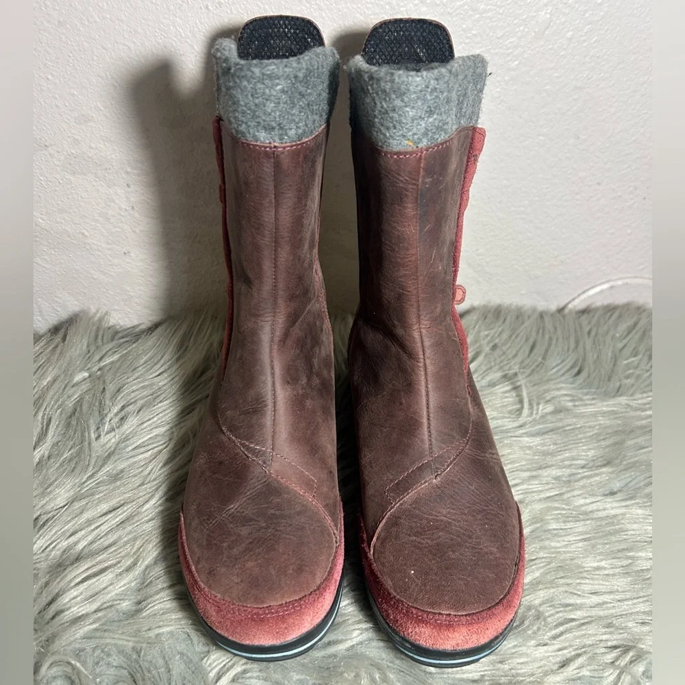 Teva Haley WP Boot Women's Burgundy Gray Boots Size 8